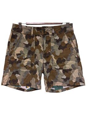 by Anthropologie The Wander Camo Women's Utility Shorts Denim Size 28 Cargo